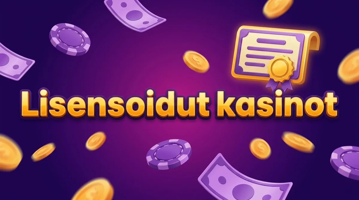 Lisensoidut nettikasinot 2026 — Ysivitonen vertailu