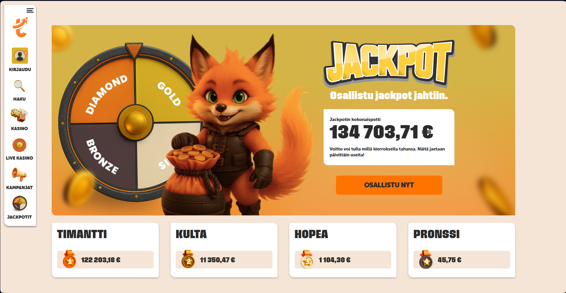 Tykitys pelivalikoima ja kampanjat 2026 | Ysivitonen.com
