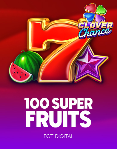 100 Super Fruits kolikkopeli