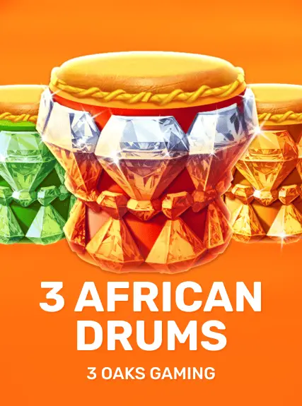 3 African Drums kolikkopeli