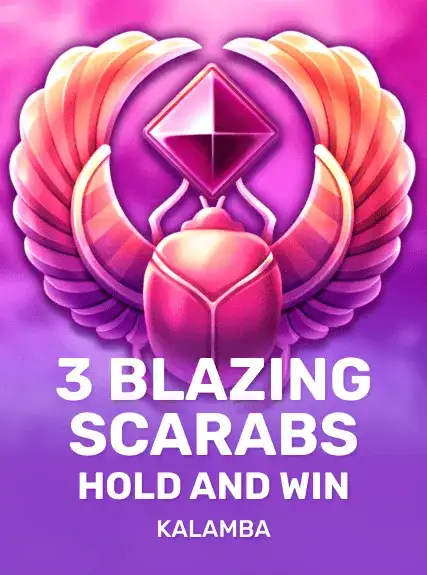 3 Blazing Scarabs Hold and Win kolikkopeli