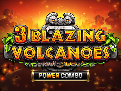 3 Blazing Volcanoes Power Combo kolikkopeli