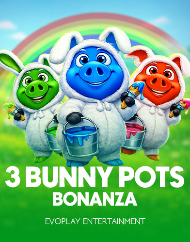 3 Bunny Pots Bonanza kolikkopeli