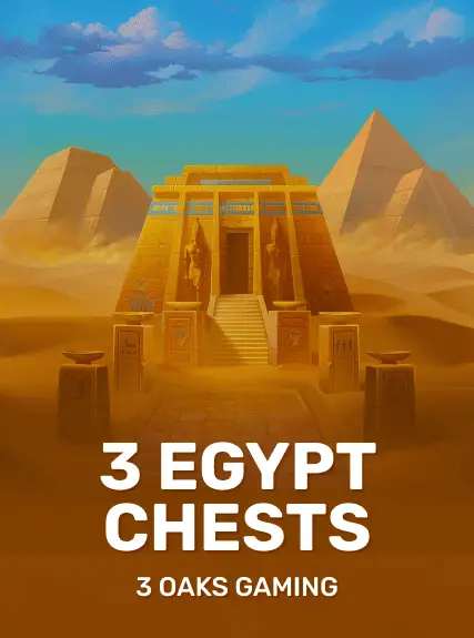 3 Egypt Chests kolikkopeli