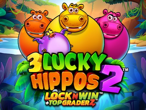 3 Lucky Hippos 2 kolikkopeli
