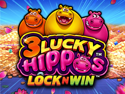 3 Lucky Hippos kolikkopeli