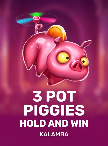 3 Pot Piggies Hold And Win kolikkopeli
