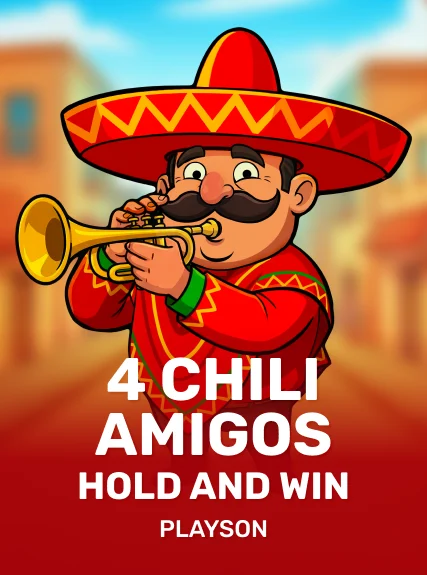 4 Chili Amigos: Hold and Win kolikkopeli