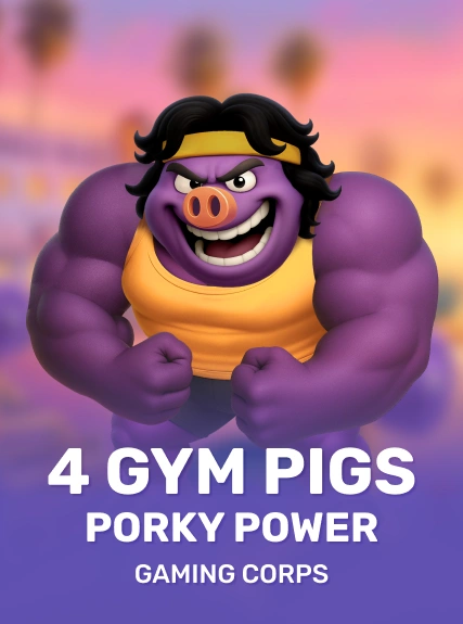 4 Gym Pigs - Porky Power kolikkopeli