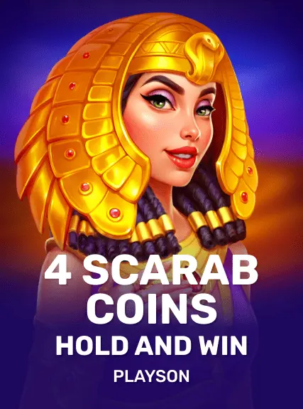 4 Scarab Coins: Hold and Win kolikkopeli