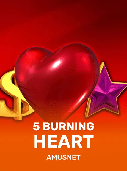 5 Burning Heart kolikkopeli