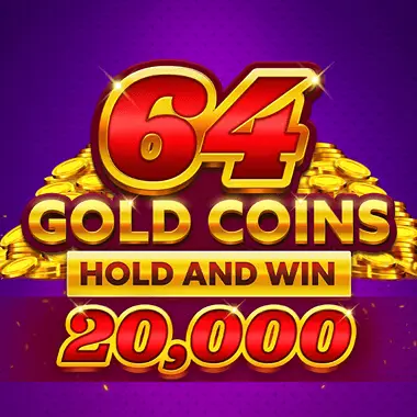 64 Gold Coins Hold and Win 20,000 kolikkopeli