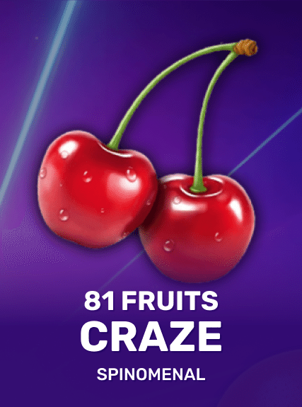 81 Fruits Craze kolikkopeli
