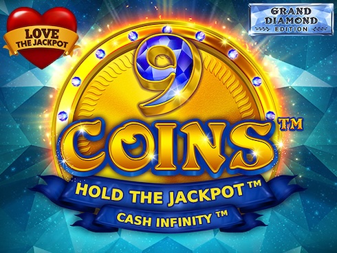 9 Coins Diamond Love the Jackpot kolikkopeli