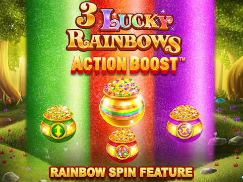 Action Boost 3 Lucky Rainbows kolikkopeli