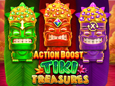 Action Boost Tiki Treasures kolikkopeli