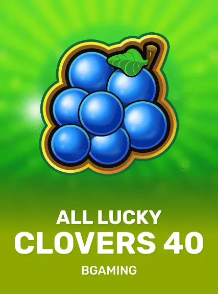 All Lucky Clovers 40 kolikkopeli