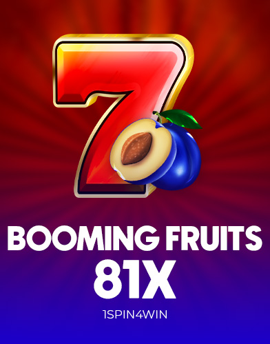 BoomingFruits81x kolikkopeli
