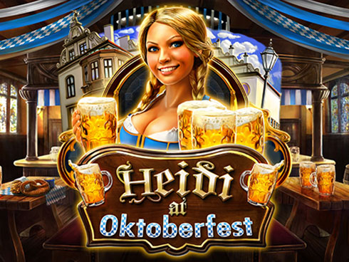 Heidi at Oktoberfest kolikkopeli
