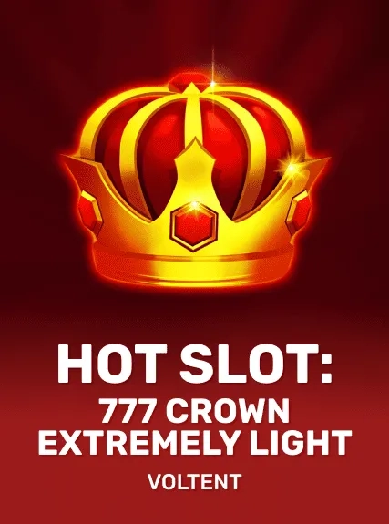 Hot Slot: 777 Crown Extremely Light kolikkopeli