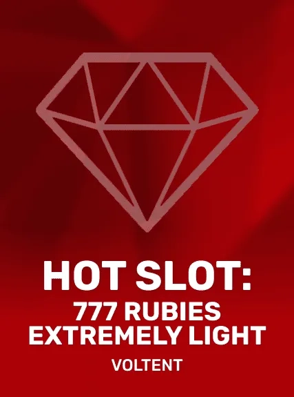 Hot Slot: 777 Rubies Extremely Light kolikkopeli