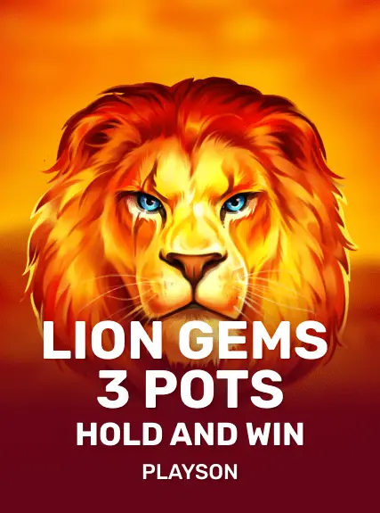 Lion Gems 3 Pots kolikkopeli