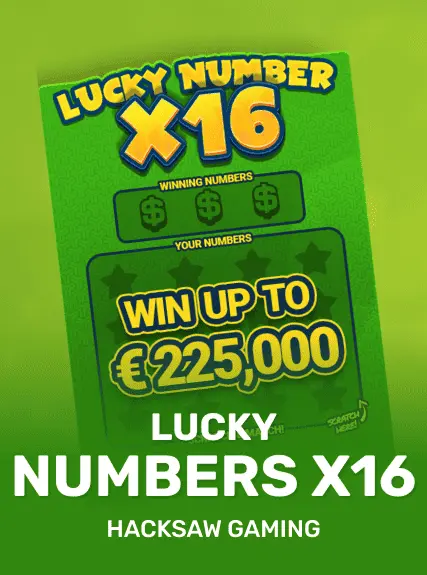 Lucky Numbersx16 kolikkopeli