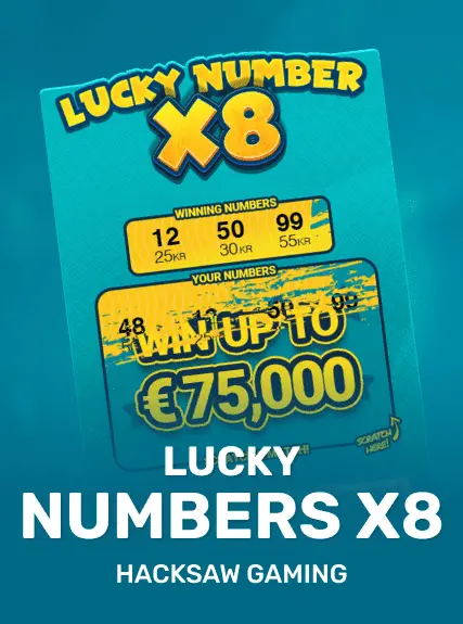 Lucky Numbersx8 kolikkopeli