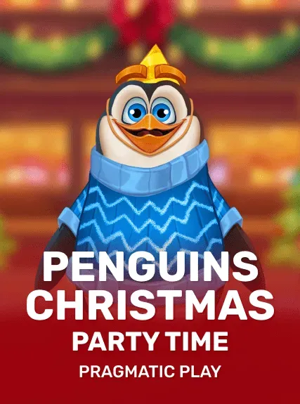 Penguins Christmas Party Time kolikkopeli