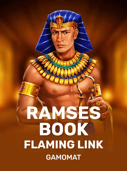 Ramses Book Flaming Link kolikkopeli