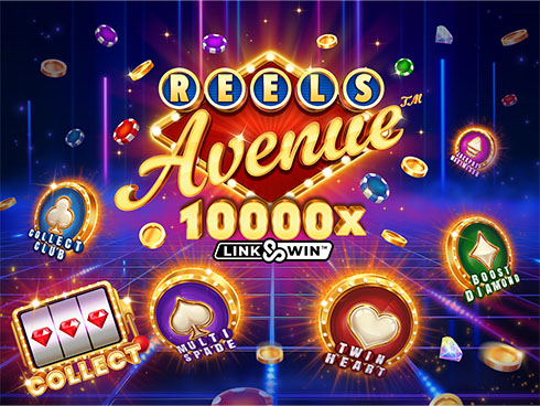 Reels Avenue Link and Win kolikkopeli