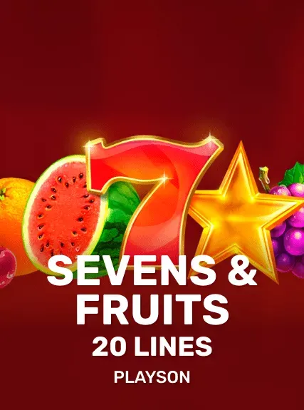 Sevens&Fruits: 20 Lines kolikkopeli