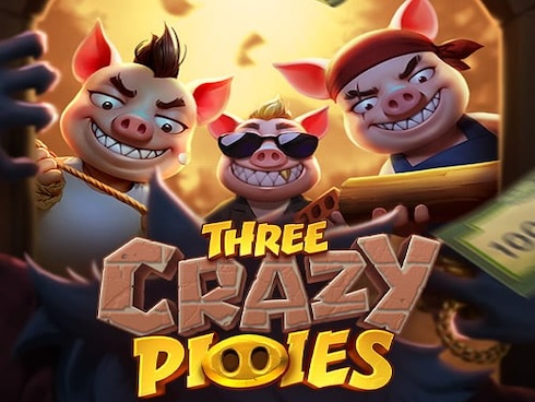 Three Crazy Piggies kolikkopeli