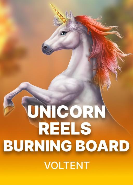 Unicorn Reels Burning Board kolikkopeli