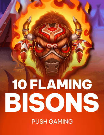 10 Flaming Bisons kolikkopeli