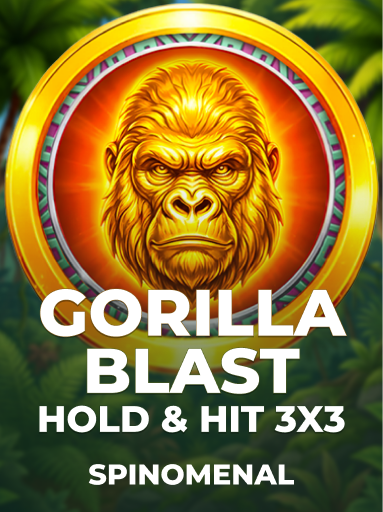 Gorilla Blast - Hold & Hit 3x3 kolikkopeli