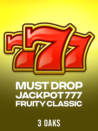 Must Drop JACKPOT 777 Fruity Classic kolikkopeli